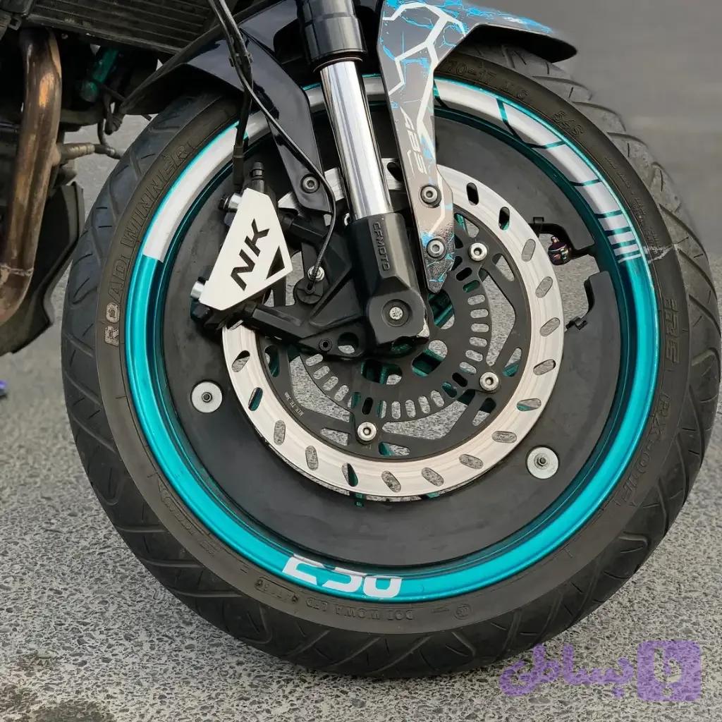 محافظ کالیپر ترمز CF250NK سفید