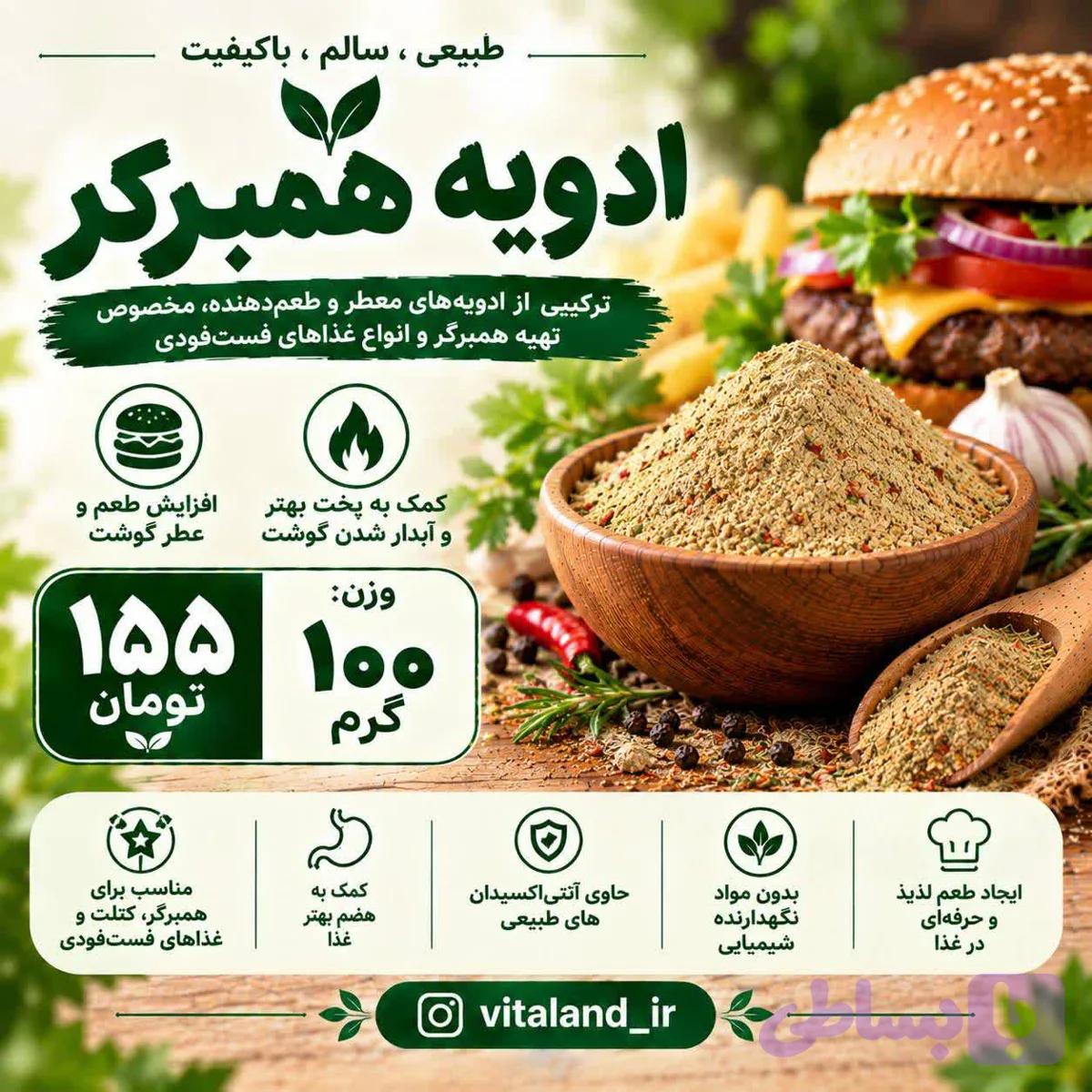 ادویه همبرگر