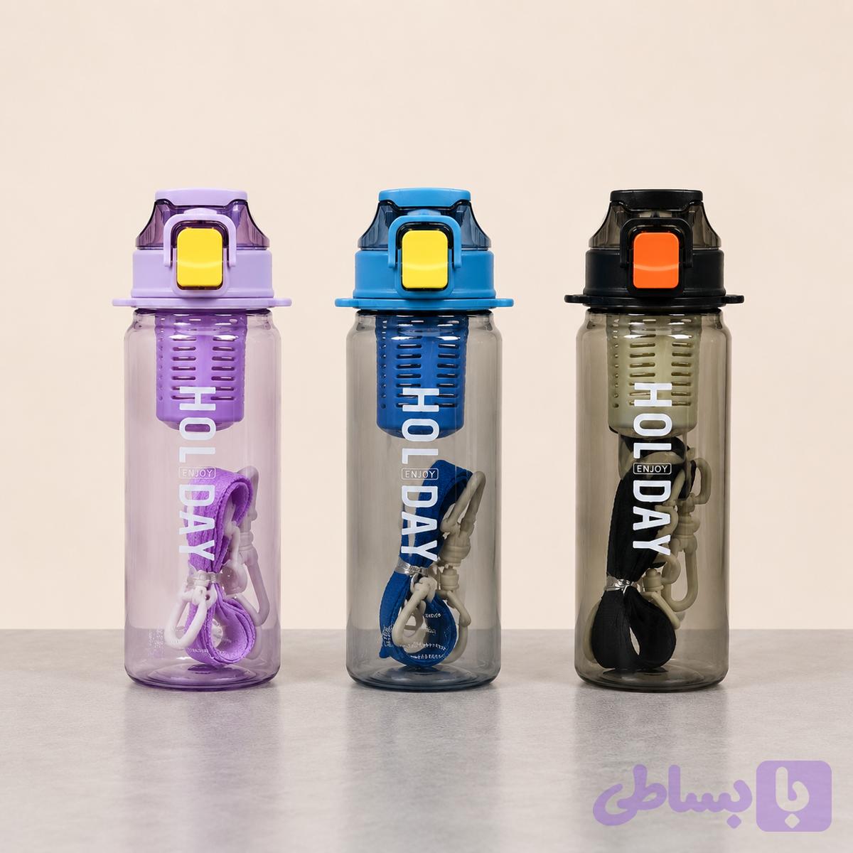 قمقمه دوحالته دتاکس دار ( شیکر ) ۸۰۰ میلی لیتری HOLDAY