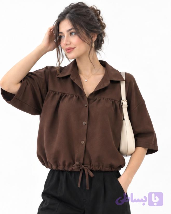 شومیززنانه ودخترانه عروسکی مازراتی پاییزه جدیداقساطی دررنگ بندی گرم
