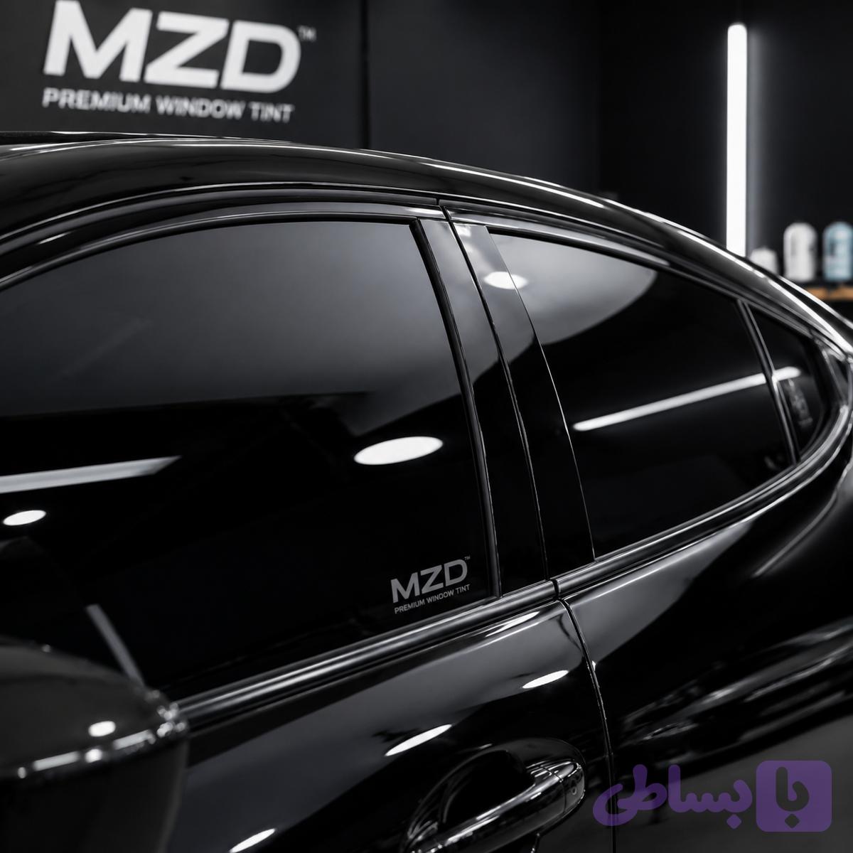 شیشه دودی MZD