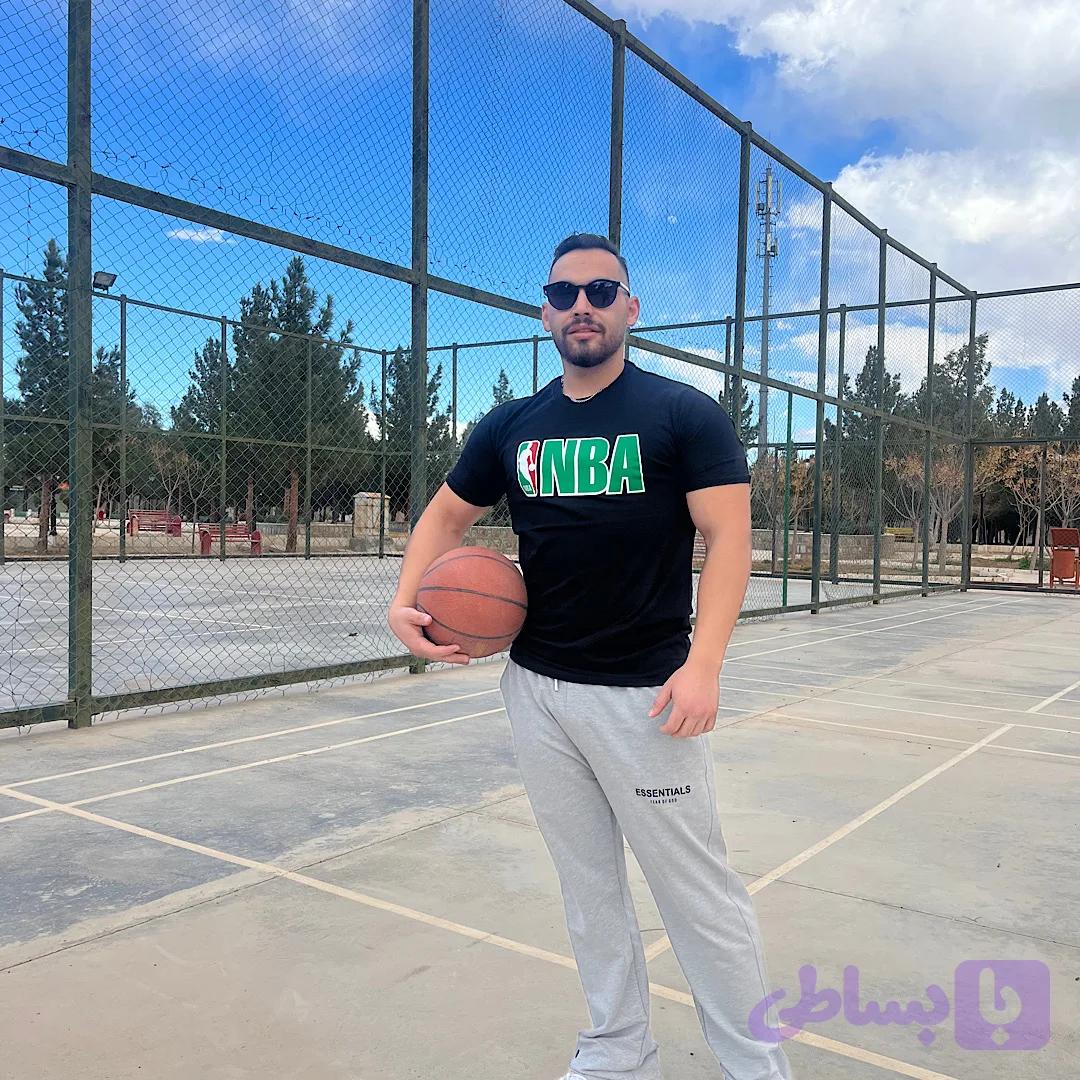 تیشرت نخی NBA آستین کش
