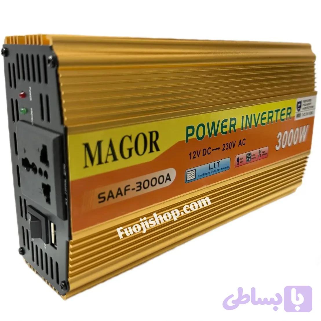 مبدل برق ۳۰۰۰ وات MAGOR — تصویر 1