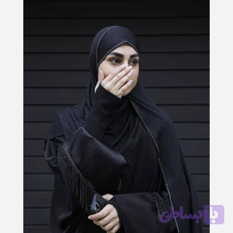 شال کشی دور نگین (رنگبندی)