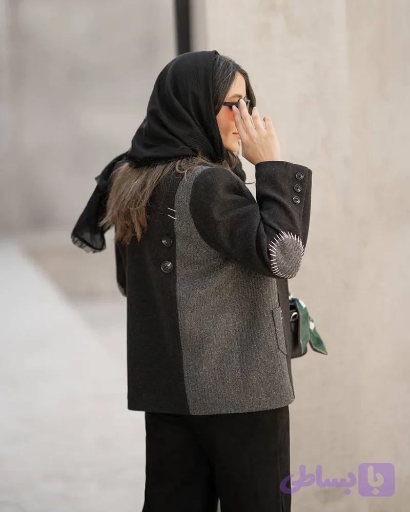 کت زنانه فوتر ترکیبی — تصویر 1