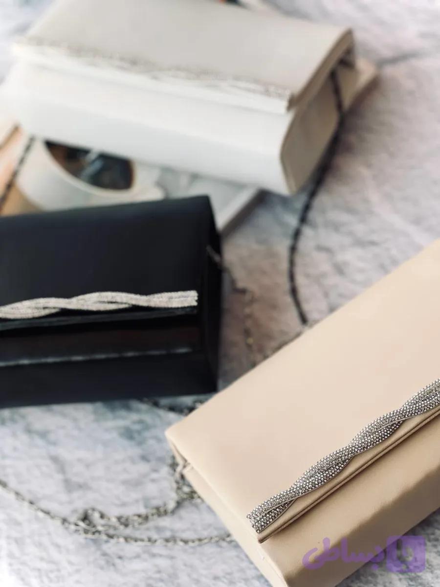 کیف کتابی نگین مارپیچ — تصویر 1