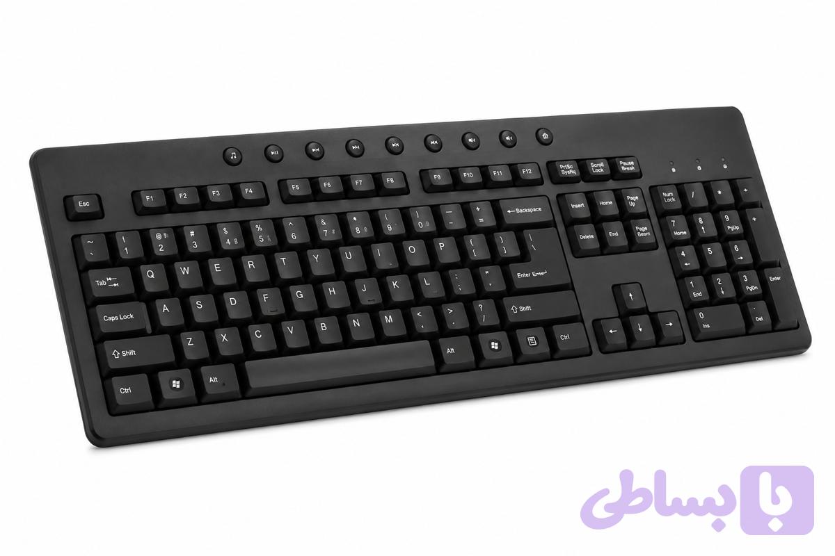 کیبورد سیمی دل (Dell) KB-211 Multimedia Keyboard — تصویر 1