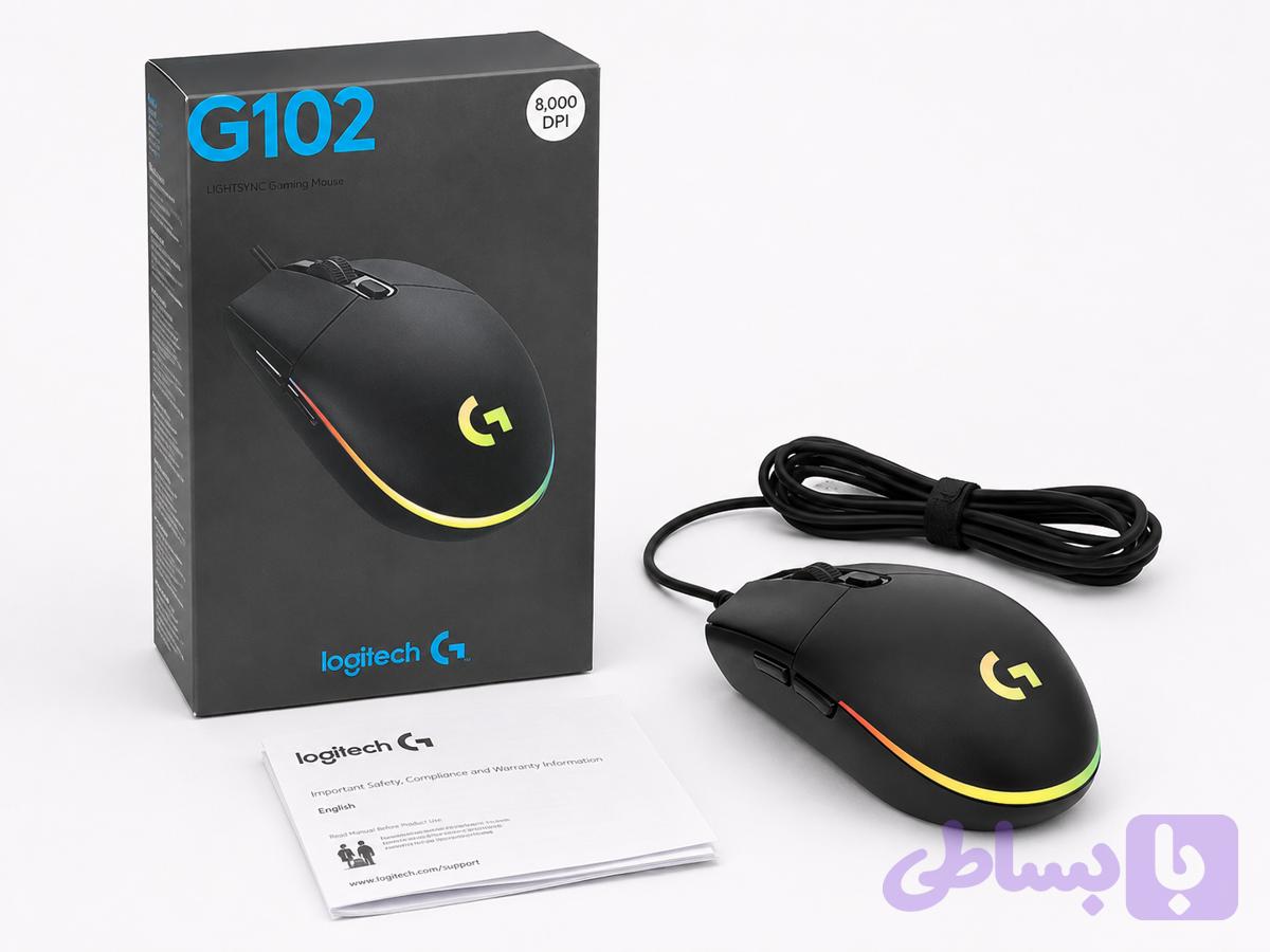 ماوس گیمینگ سیمی لاجیتک G102 LIGHTSYNC — تصویر 1