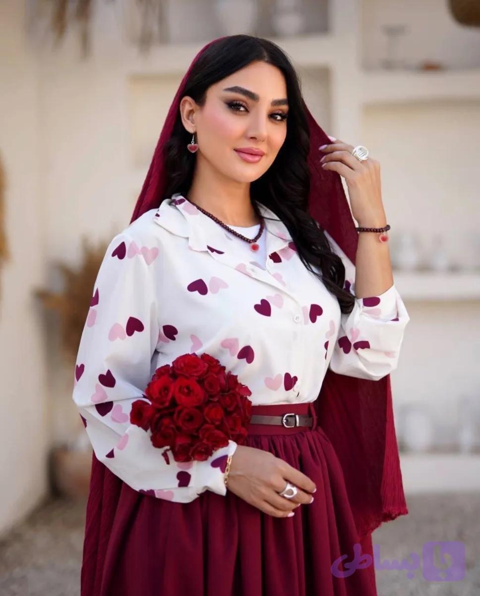 سه تیکه زنانه مدل قلبی