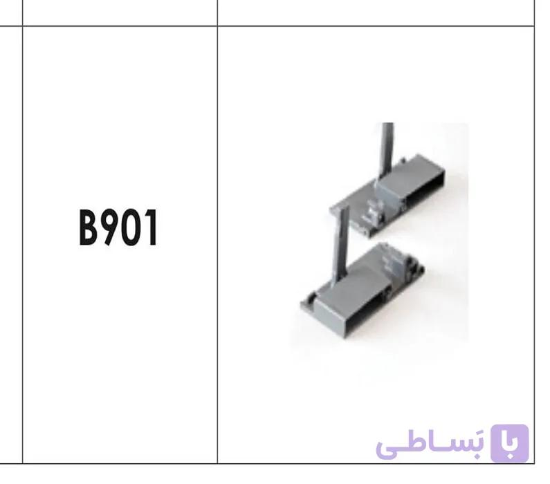براکت 106 میلیمتر جلو جهت ریل اینر با فرانت آلومینیوم ریل اسلیم و اسلیم شیشه فانتونی کد B901