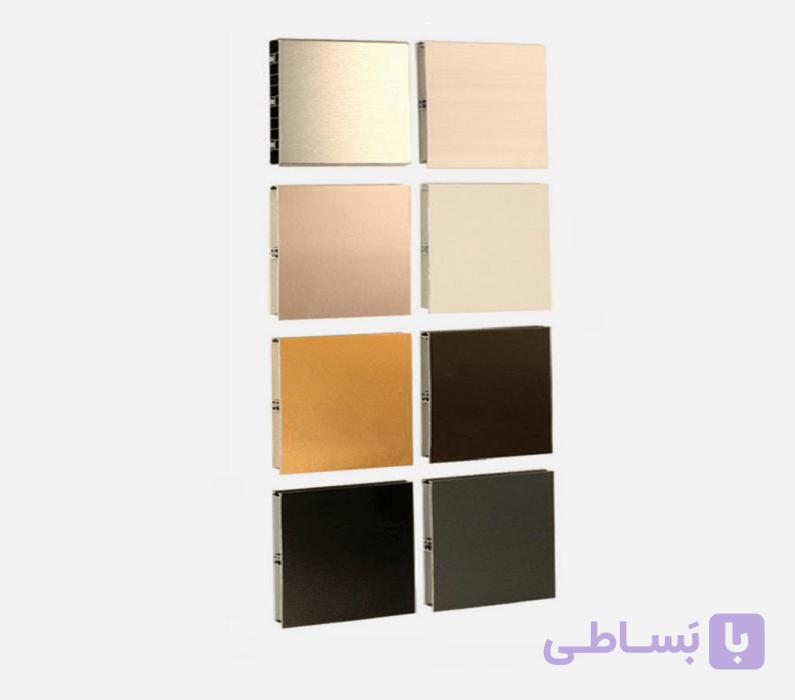 پاخور آلومینیومی رنگ مشکی پودری ارتفاع 15 سانتیمتر و طول 4.8 متر فانتونی کد L303