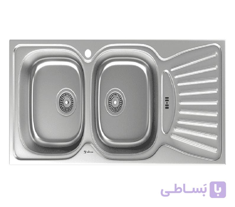 سینک ظرفشویی استیل توکار داتیس کد DB127 — تصویر 1