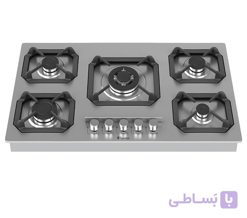 اجاق گاز رومیزی استیل 5 شعله داتیس کد DS 518