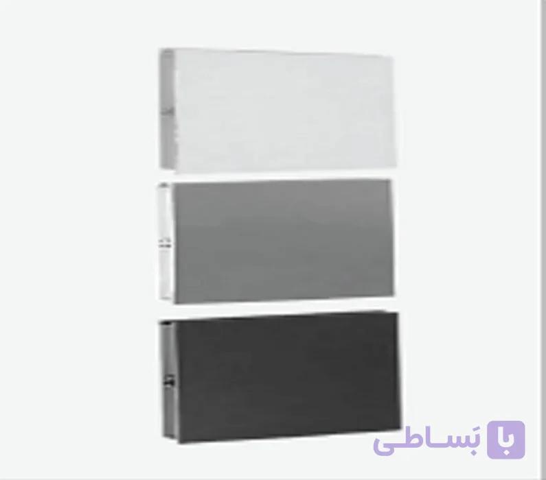 پاخور آلومینیومی رنگ مشکی پودری ارتفاع 10 سانتی متر و طول 6 متر فانتونی کد L503
