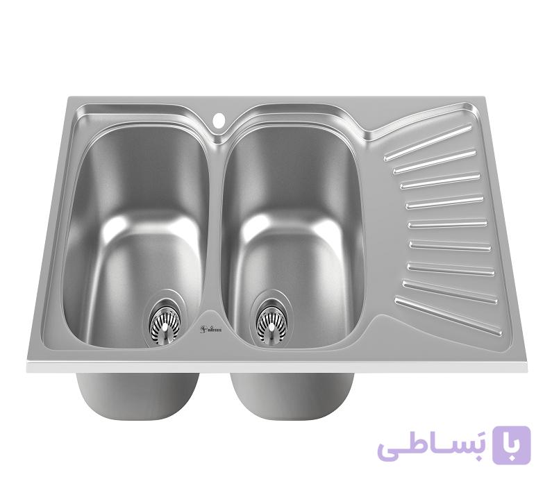 سینک ظرفشویی استیل توکار داتیس کد DB125 — تصویر 1