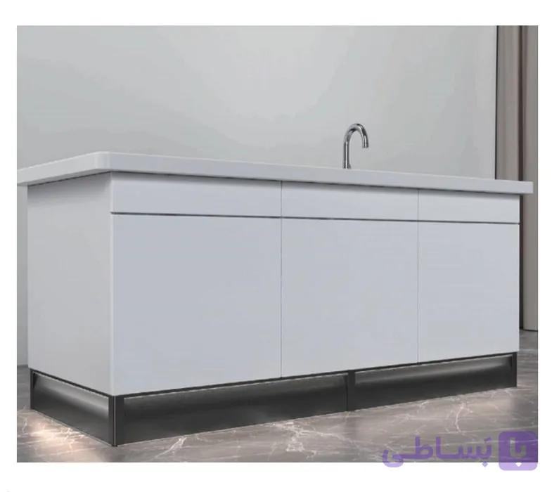 کنج پاخور آلومینیومی مورب خطی رنگ مشکی مات ارتفاع 10 سانتی متر فانتونی کد L621