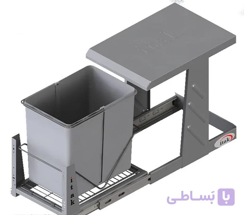 سطل زباله تک مخزن ریلی بزرگ آی تک کد S_V3 — تصویر 1