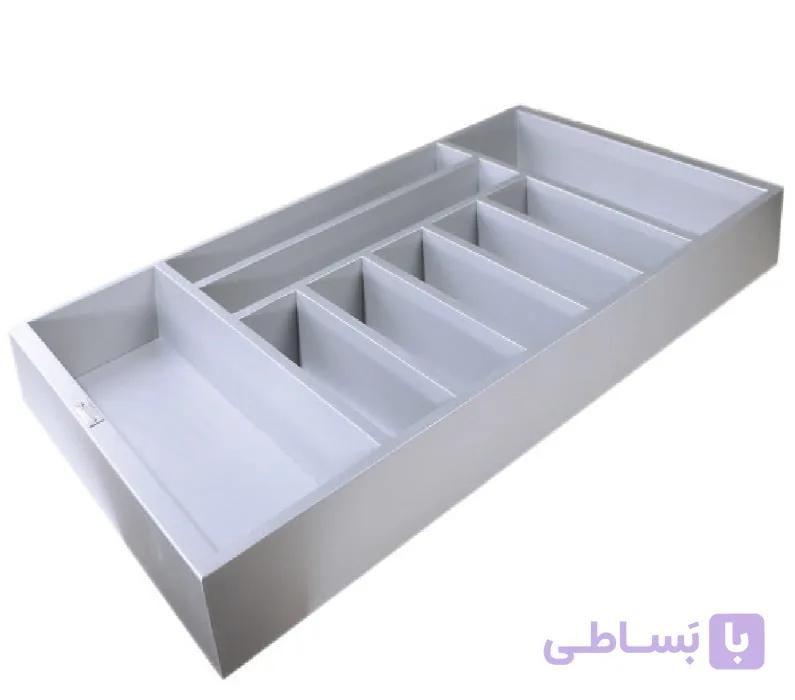 جای قاشق و چنگال چوبی رنگ سیلور جهت یونیت عرض 45 فانتونی کد O051