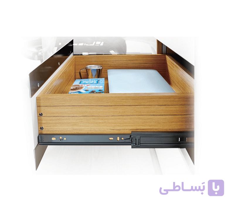 ریل ساچمه ای 3 تکه تلسکوپی 45 کیلوگرمی با آرامبند مشکی عمق 45 فانتونی کد B354