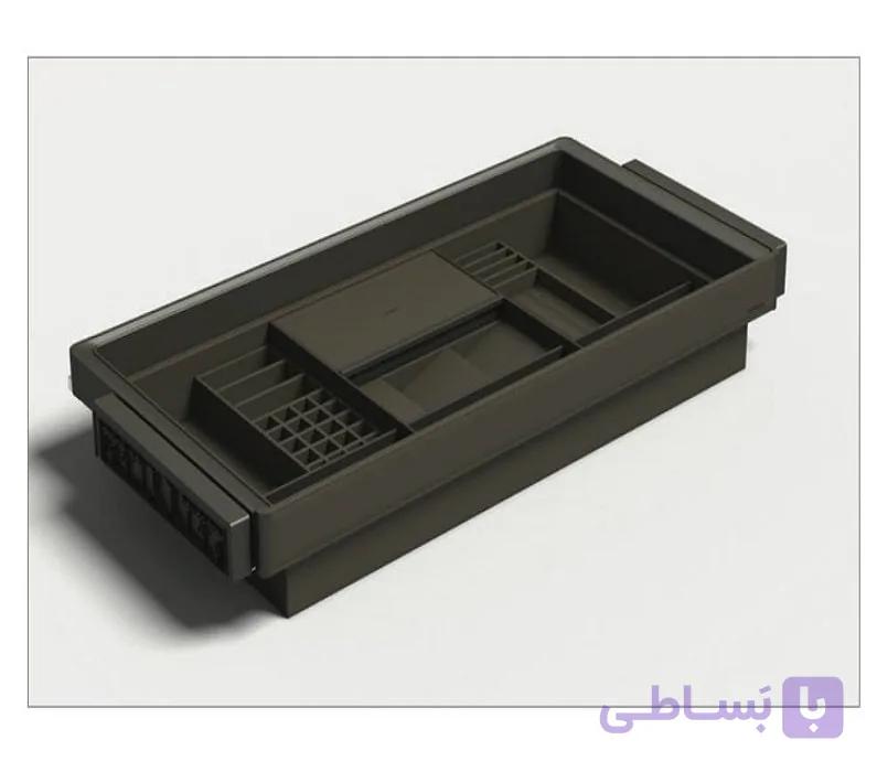 کشوی لوازم آرایش چرمی ریلی دارای آرام بند Leka Series یونی هوپر کد WS4182S