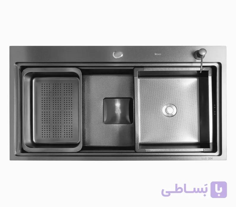 8048/1B سینک تک لگن روکار زنبوری سایز 48*80 وارداتی داسی