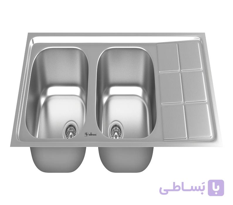 سینک ظرفشویی استیل توکار داتیس کد DB145 — تصویر 1