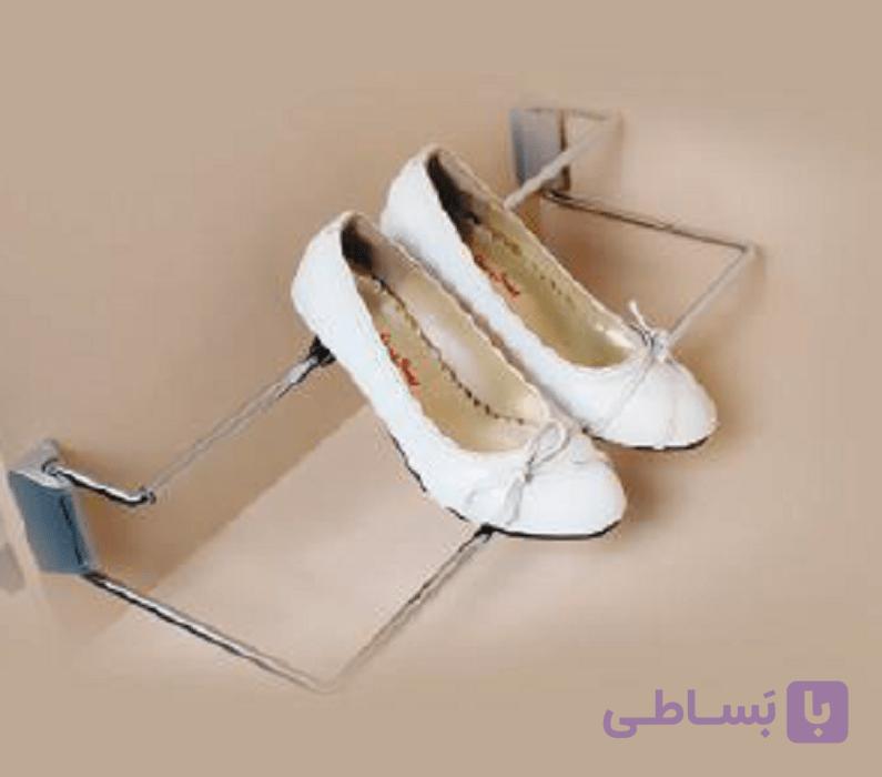 رک جا کفشی استیل کروم عرض 60-40 فانتونی کد J429