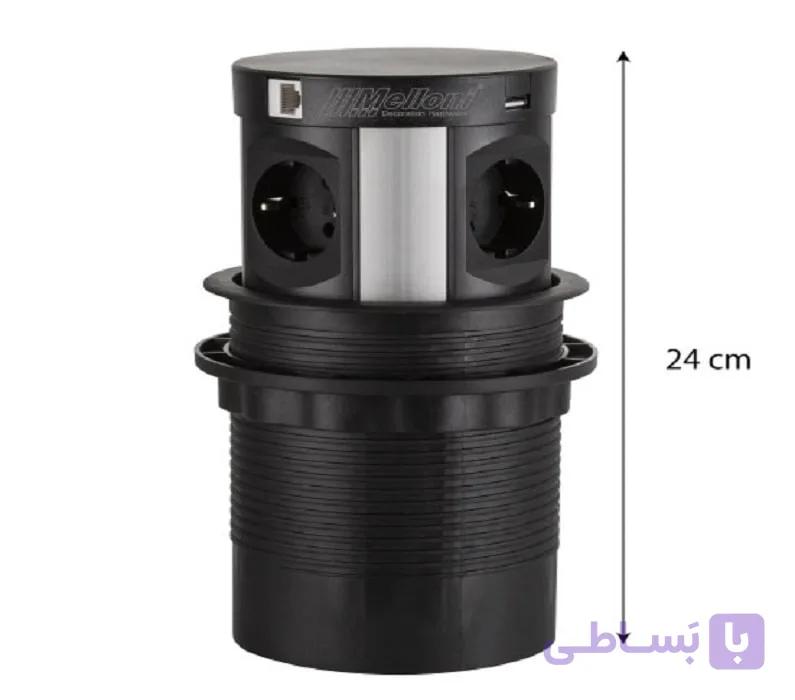 پریز توکار آسانسوری تاچ ملونی کد 10026 — تصویر 1