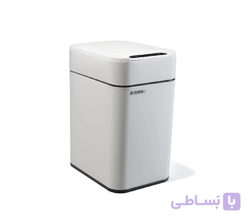 سطل زباله 5 لیتری هوشمند سنسور دار با درب پروانه ای و سطل داخلی HTN کد HTD486-5L