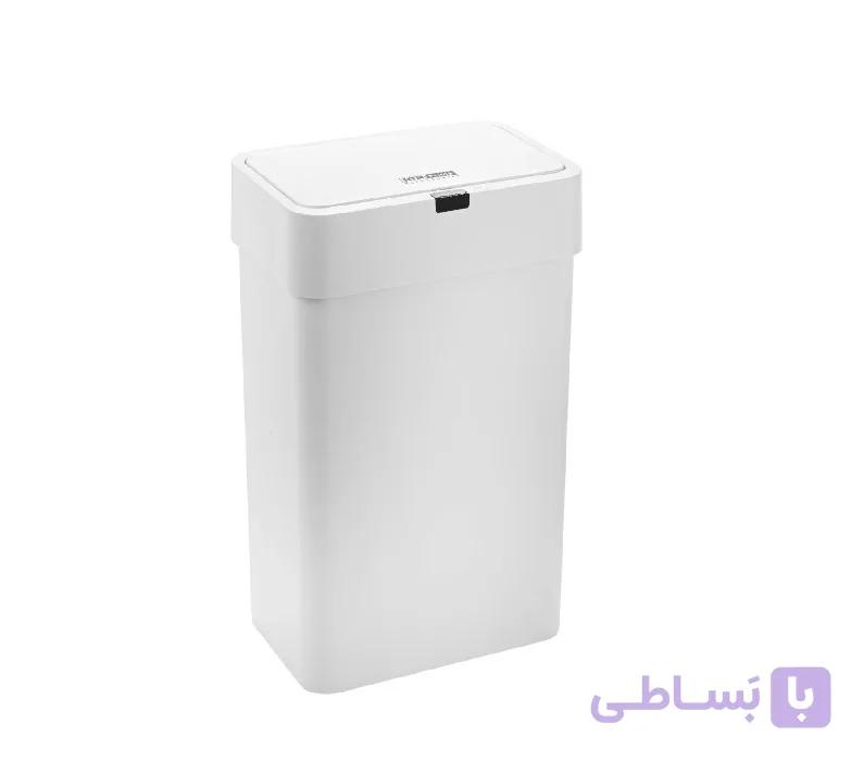 سطل زباله 15 لیتری هوشمند سنسور دار سفید HTN کد HTD037-15L