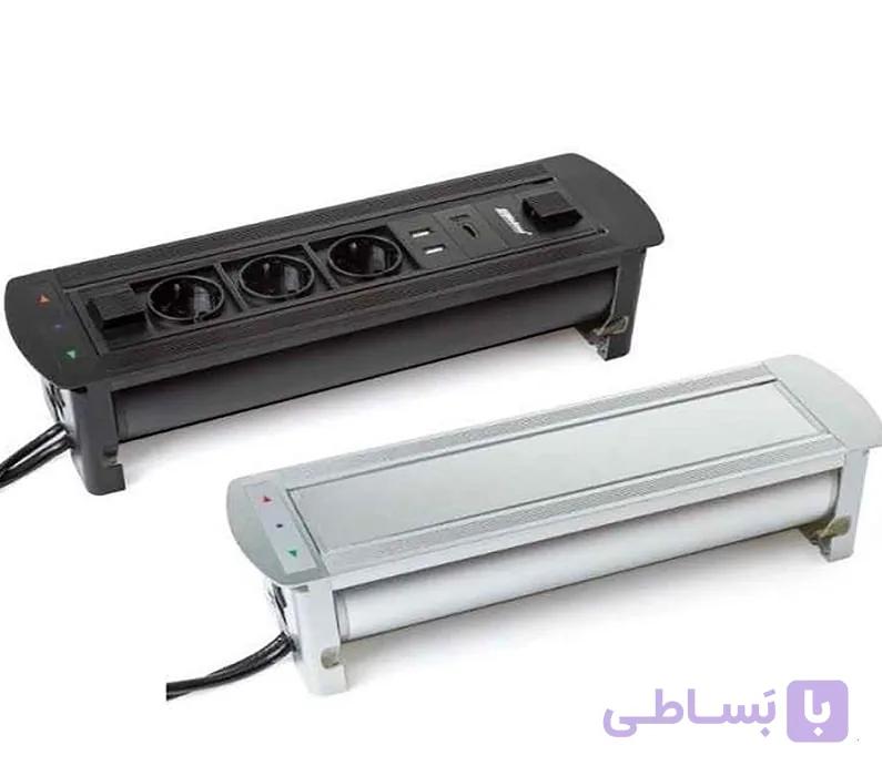 پریز برقی تاچ مستطیلی ملونی کد 10054