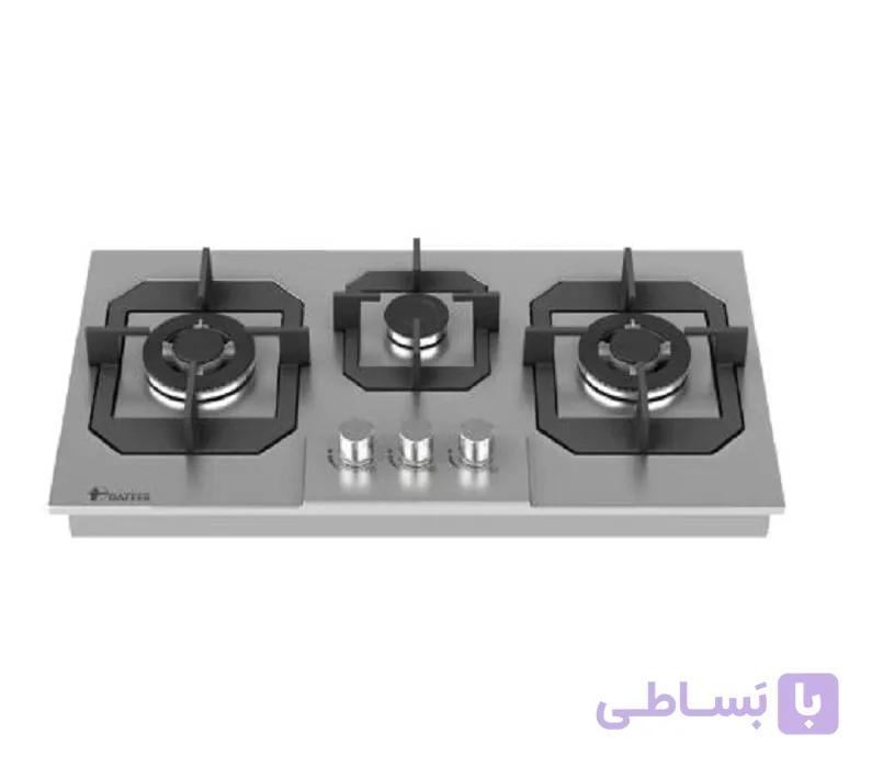اجاق گاز رومیزی استیل 3 شعله داتیس مدل DS_346 — تصویر 1