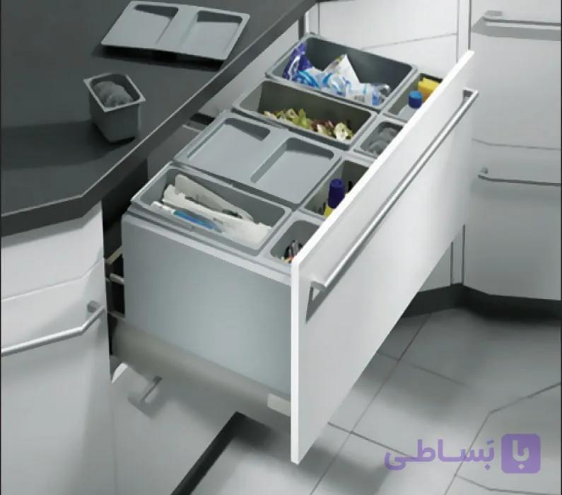 سطل چند منظوره توکار متصل به بدنه هایلو مدل ایکس ایکس ال جهت یونیت عرض 90 سانتیمتر 3630901 فانتونی کد Q190