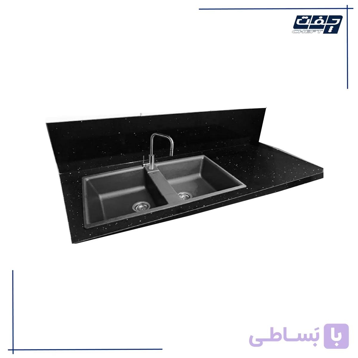 سینک گرانیتی داسی مدل CRYSTAL — تصویر 1