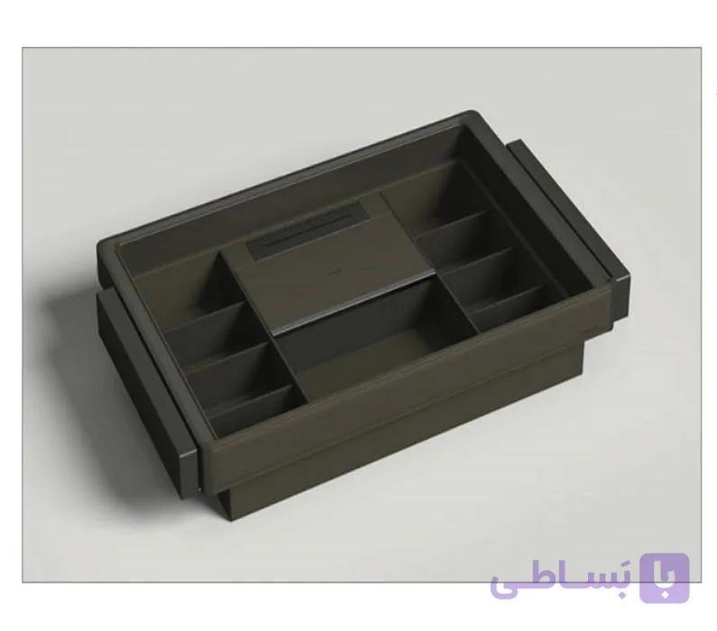 کشو نظم دهنده چرمی ریلی دارای آرام بند Leka Series سایز 90 یونی هوپر کد WS4175S.90