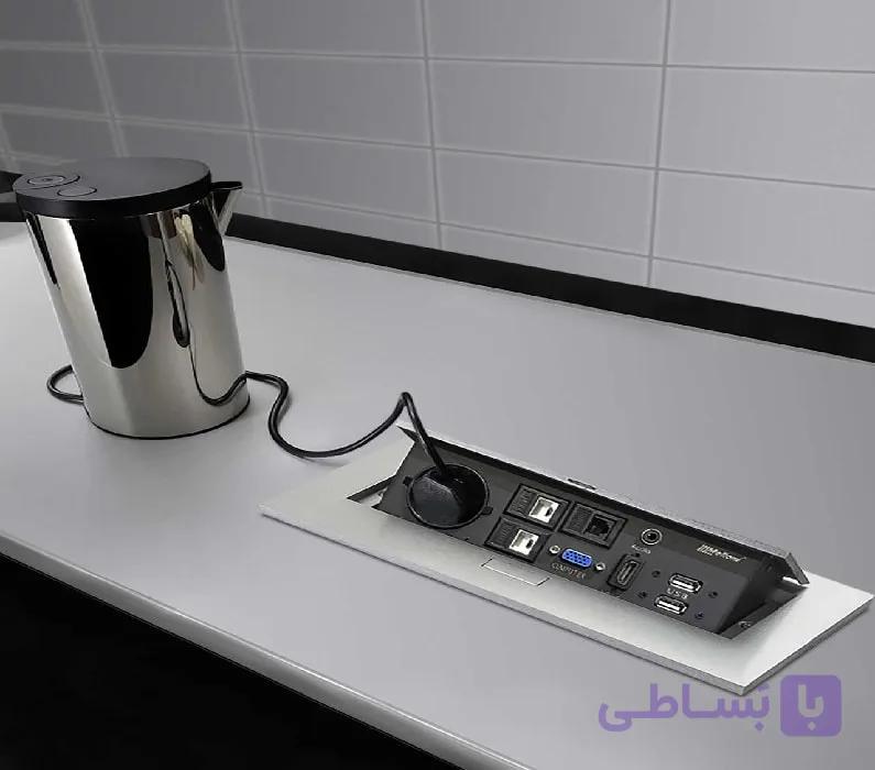 پریز توکار ملونی کد 10024 — تصویر 1