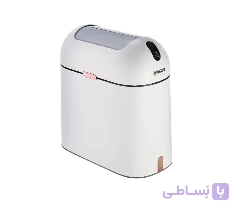 سطل زباله 9 لیتری هوشمند با حسگر درب با سطل داخلی HTN کد HTD337-9L