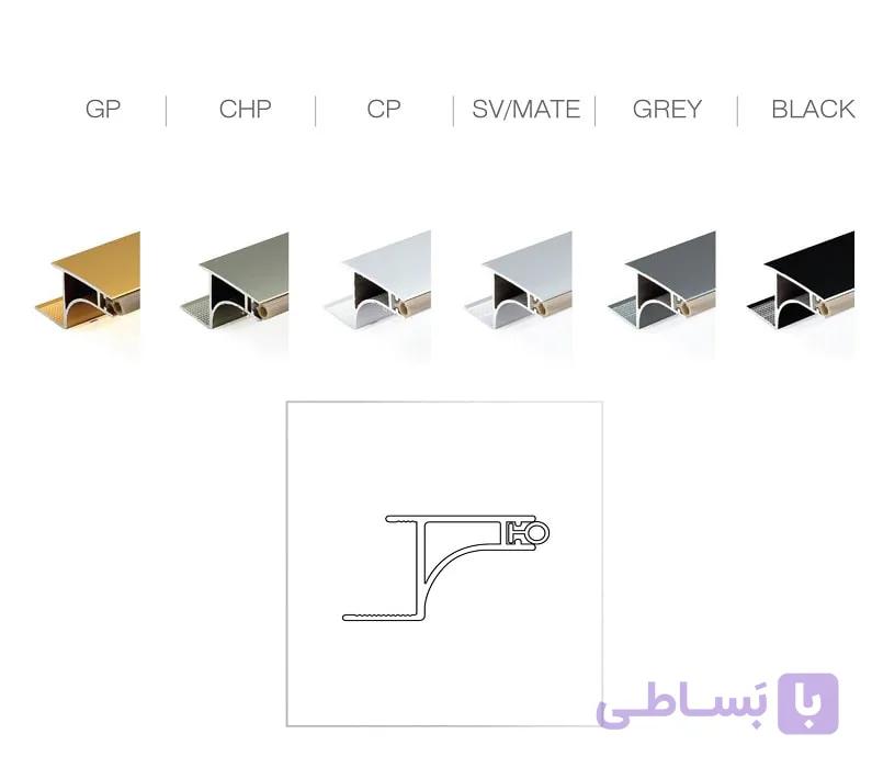 دستگیره شاخه ای مخفی جهت یونیت هوایی ملونی کد 7062B — تصویر 1