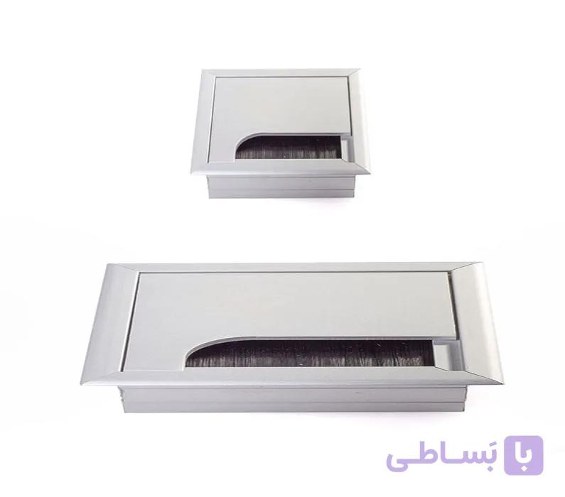 جا کابلی آلومینیومی به همراه گرد گیر ملونی کد 6012 — تصویر 1