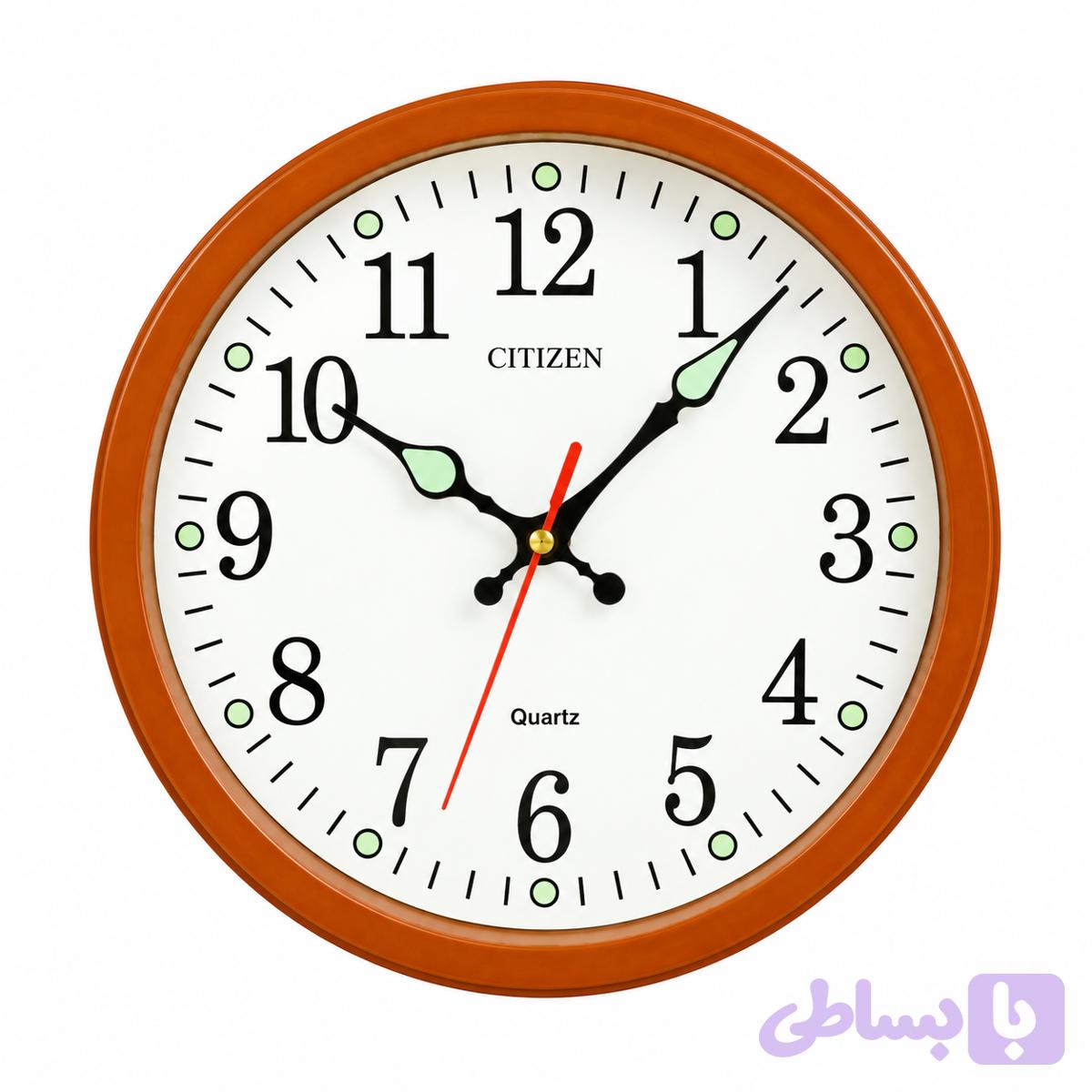 ساعت دیواری سیتیزن شبنما کوچک