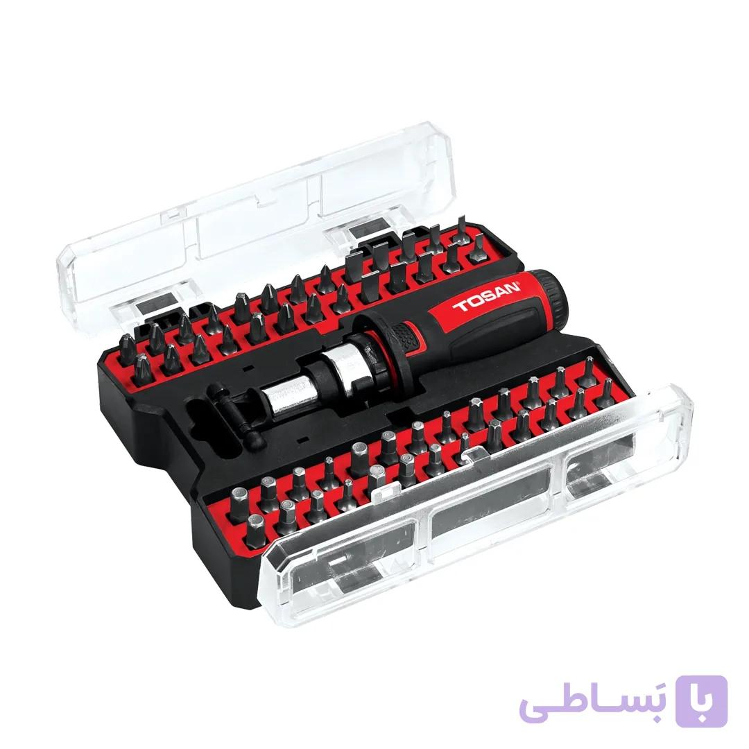 ست پیچ گوشتی 53 عددی توسن مدل 4810 — تصویر 1