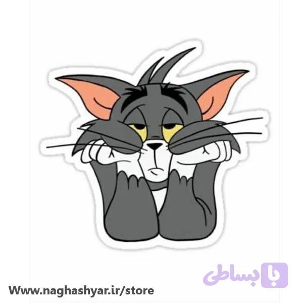 استیکر گربه تام