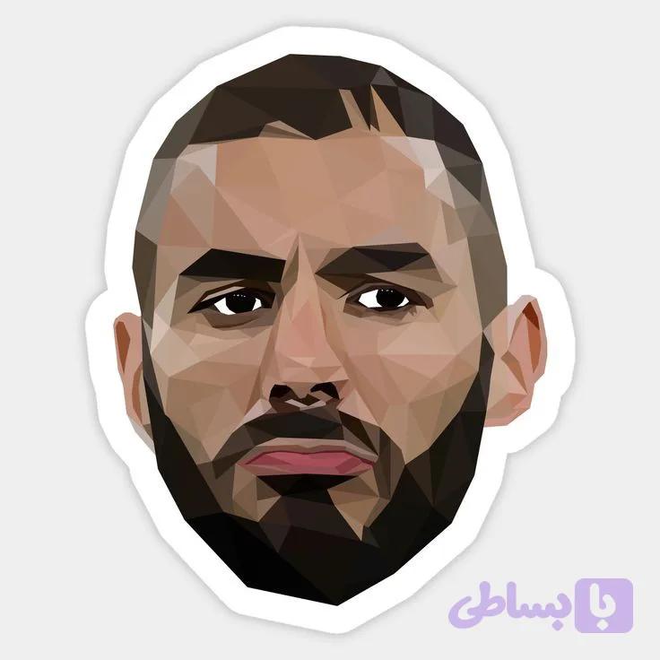 استیکر کریم بنزما