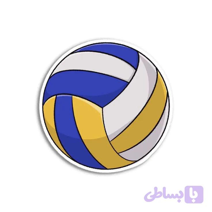 استیکر توپ والیبال