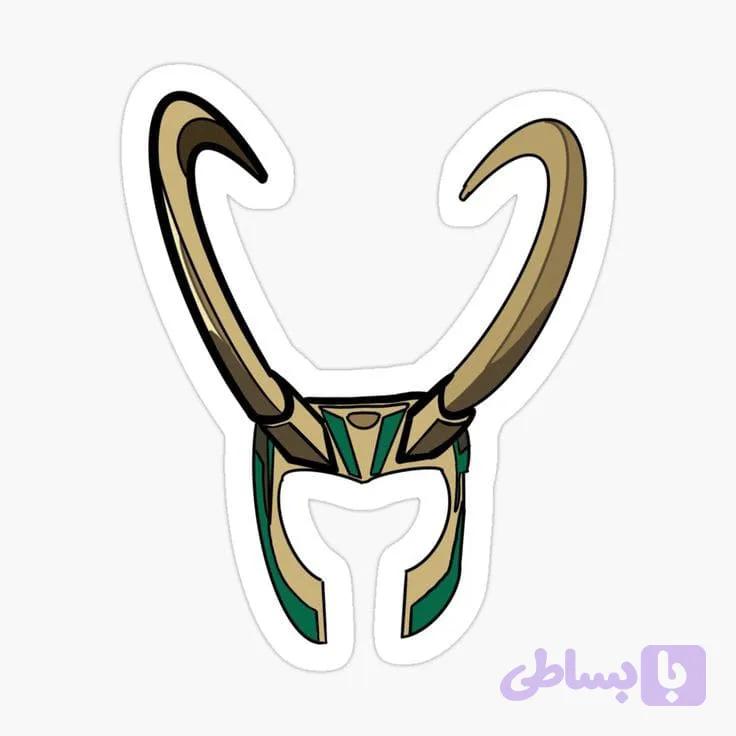 استیکر کلاه لوکی