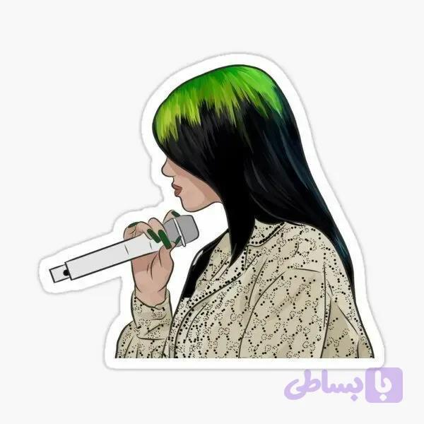استیکر بیلی آیلیش 08
