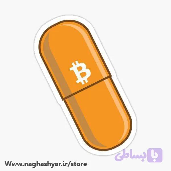 برچسب استیکر بیت کوین