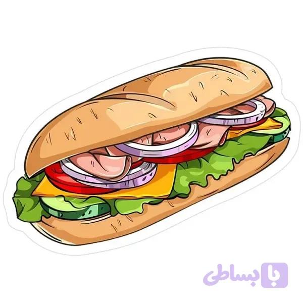 استیکر ساندویچ