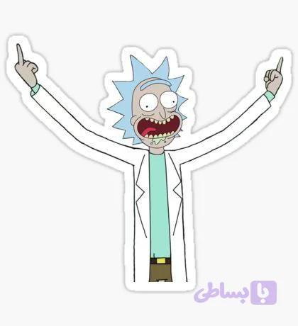 استیکر Rick
