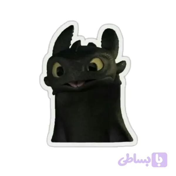 استیکر بی دندون 01